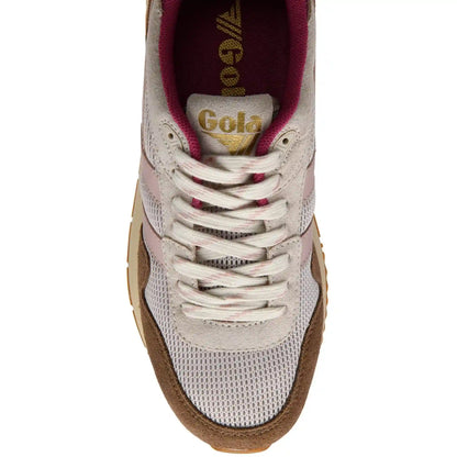 Gola Classics Women's Delta Sneakers - Off White/Otter/Chalk Pink