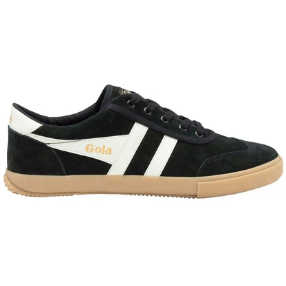 Gola Classics Men's Badminton Suede Plimsoll Sneakers - Black/Off White/Gum