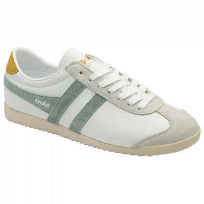 Gola Classics Women's Bullet Pure Sneakers - White/Green Mist/Sun