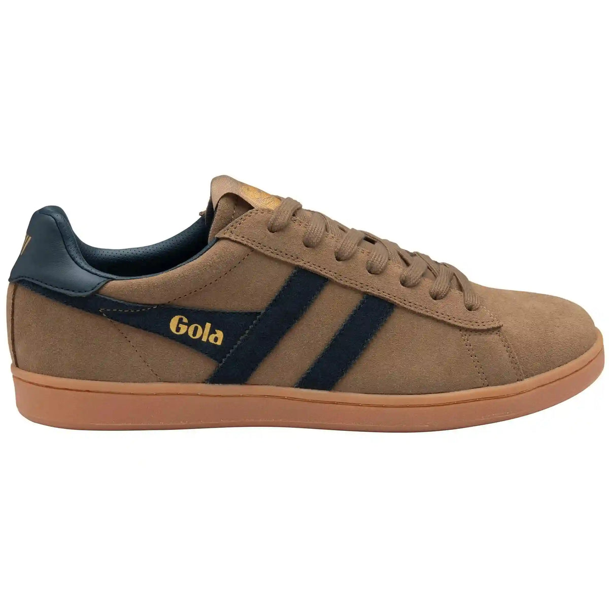 Gola Classics Men's Equipe II Suede Sneakers - Tobacco/Navy