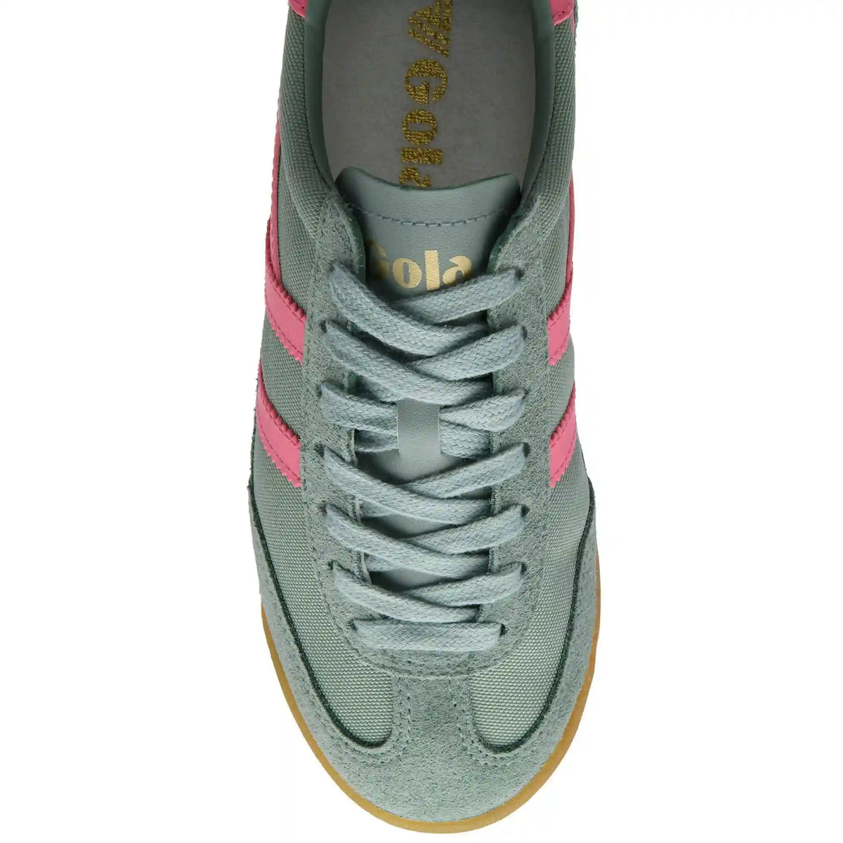 Gola Classics Women's Tornado Sneakers - Green Mist/Fluro Pink
