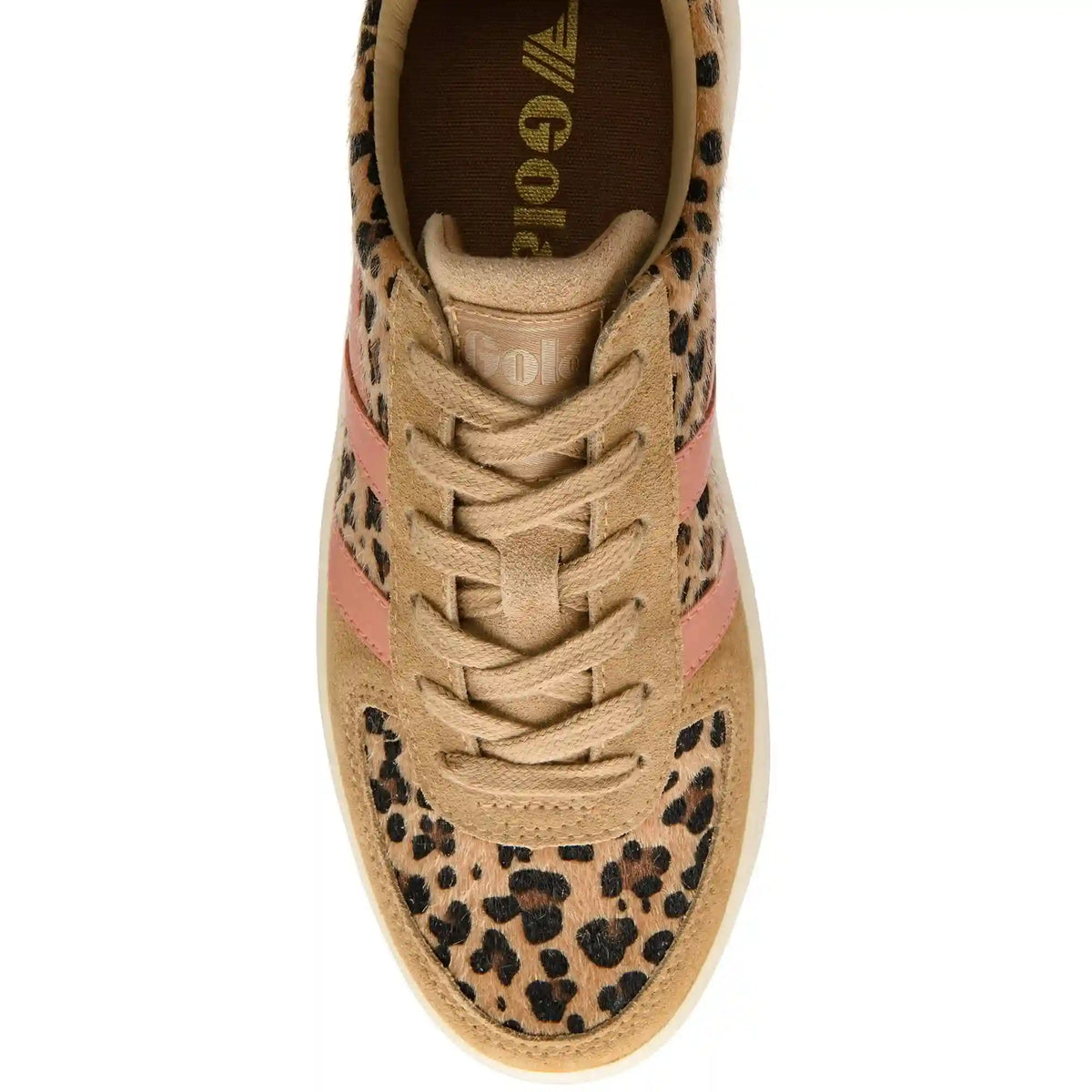 Gola Classics Women's Grandslam Savanna Sneakers - Leopard/Light Caramel/Terracotta