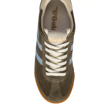 Gola Classics Women's Elan Sneakers - Khaki/Air/Buttermilk