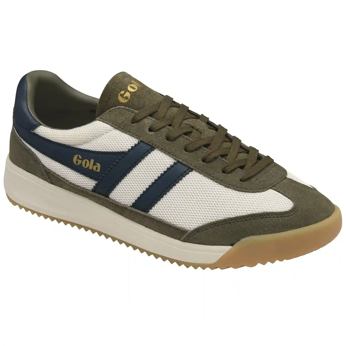 Gola Classics Men's Tornado '88 Mesh Sneakers - Off White/Khaki/Navy