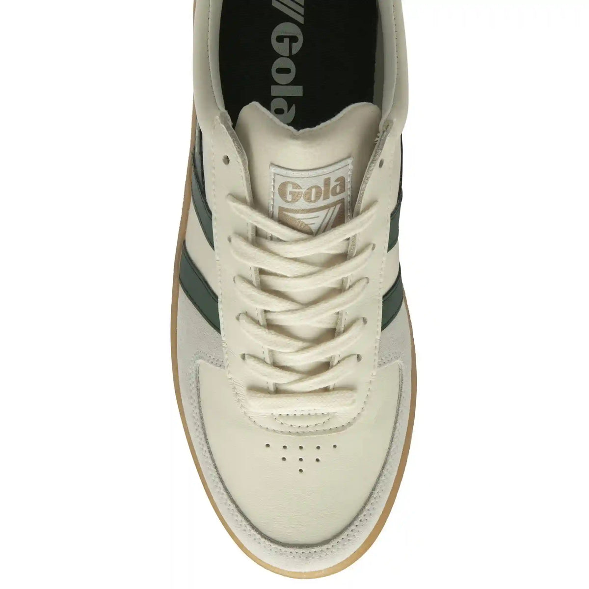 Gola Classics Men's Grandslam Elite Sneakers - Off White/Evergreen/Gum