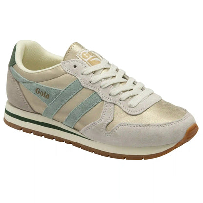 Gola Classics Women's Daytona Blaze Sneakers - Gold/Green Mist/Evergreen