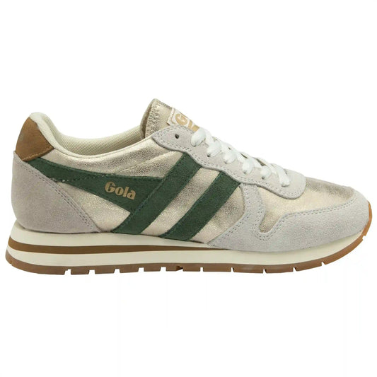 Gola Classics Women's Daytona Blaze Sneakers - Gold/Evergreen/Brown Sugar