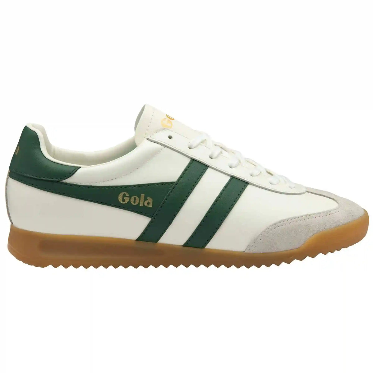 Gola Classics Men's Torpedo Leather Sneakers - Off White/Evergreen
