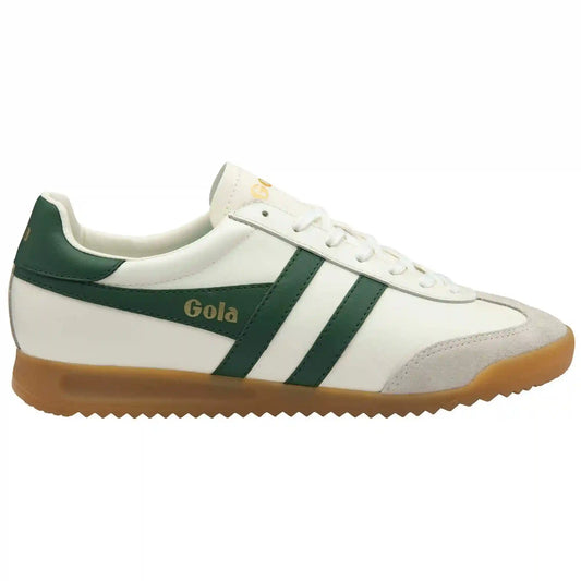 Gola Classics Men's Torpedo Leather Sneakers - Off White/Evergreen