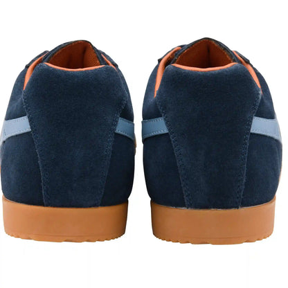 Gola Classics Men's Harrier Suede Sneakers - Navy/Iceberg/Moody Orange