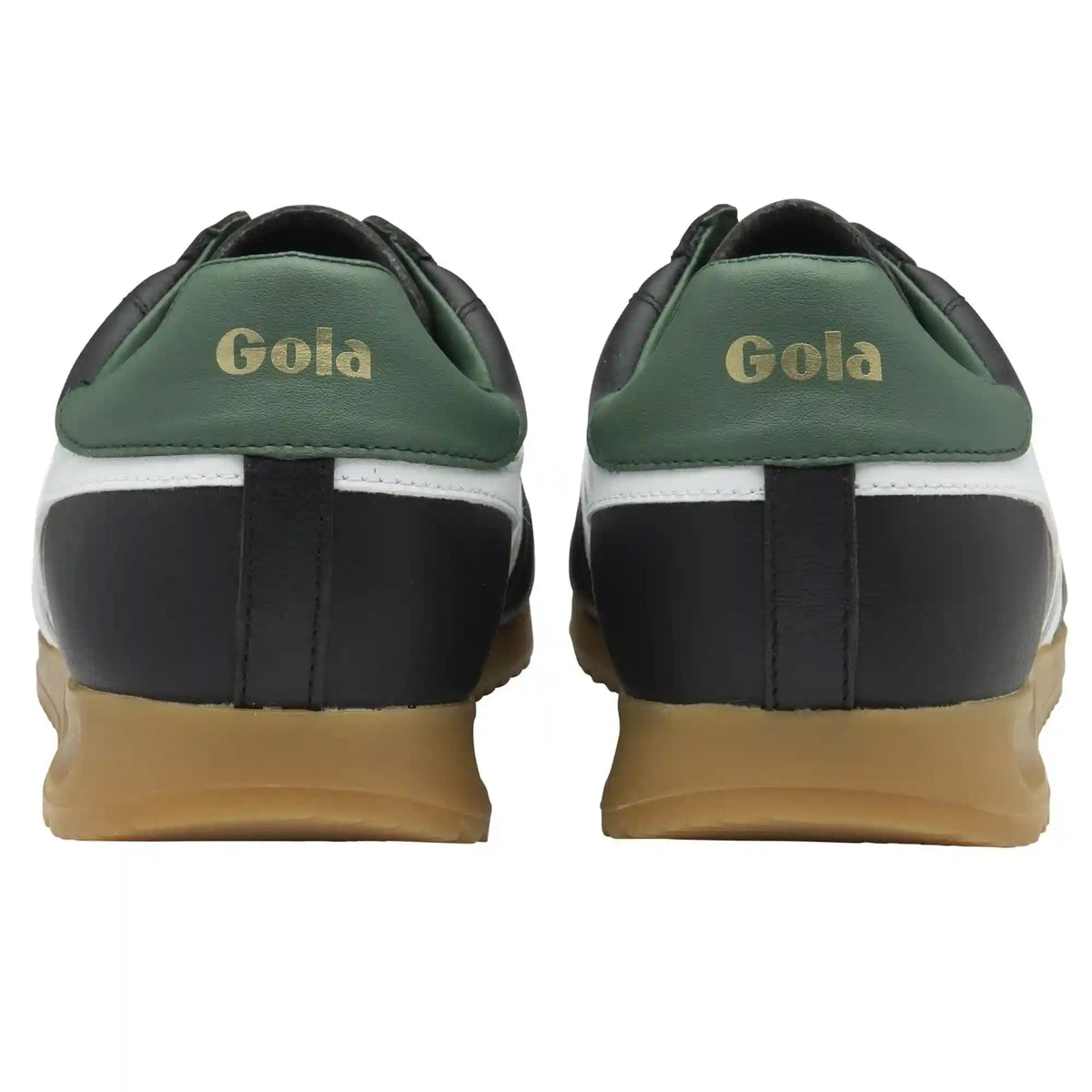 Gola Classics Men's Stadium Sneakers - Black/White/Evergreen