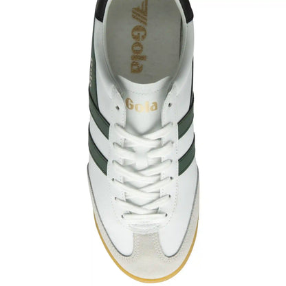 Gola Classics Men's Torpedo Leather Sneakers - White/Evergreen/Black