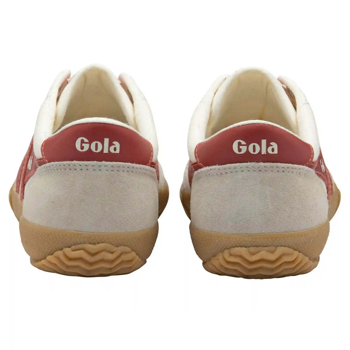 Gola Classics Women's Badminton Plimsoll Sneakers - Off White/Clay/Gum