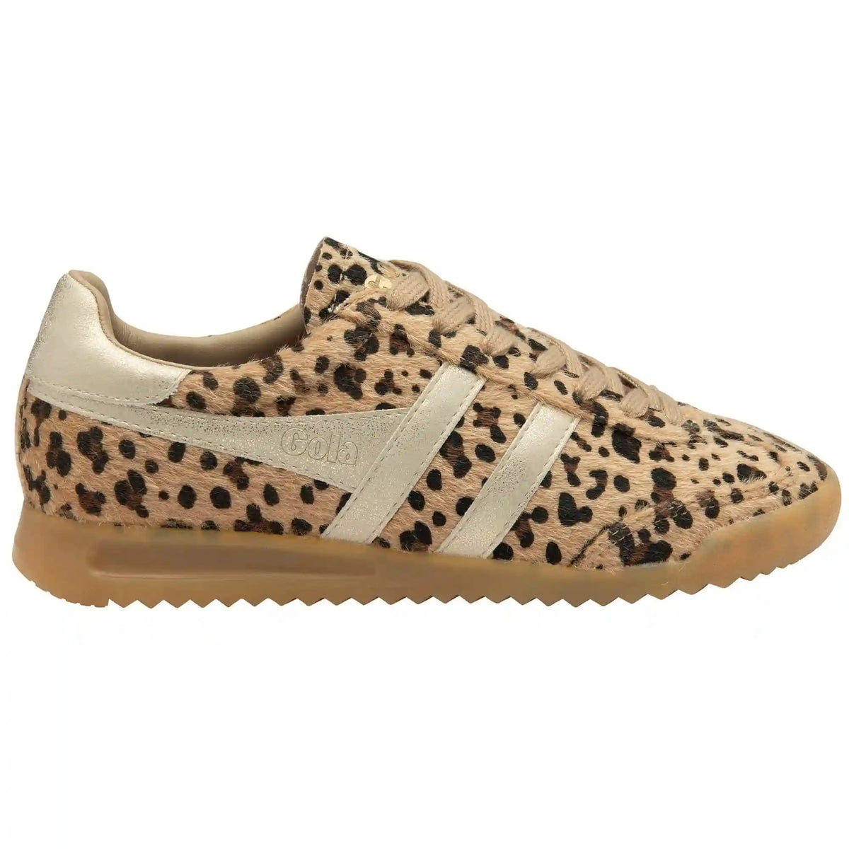 Gola Classics Women's Torpedo Safari Sneakers - Leopard/Gold