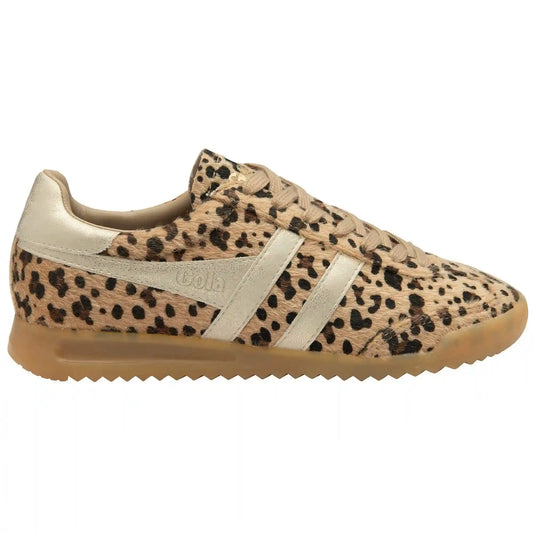 Gola Classics Women's Torpedo Safari Sneakers - Leopard/Gold