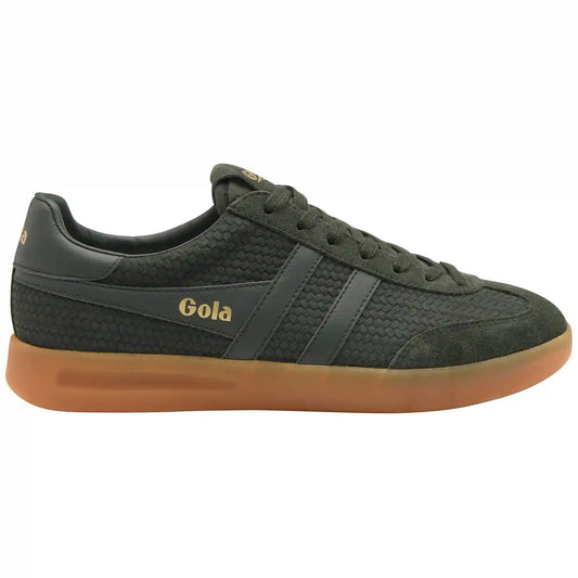 Gola Classics Men's Cyclone Marque Sneakers - Dark Khaki/Gum