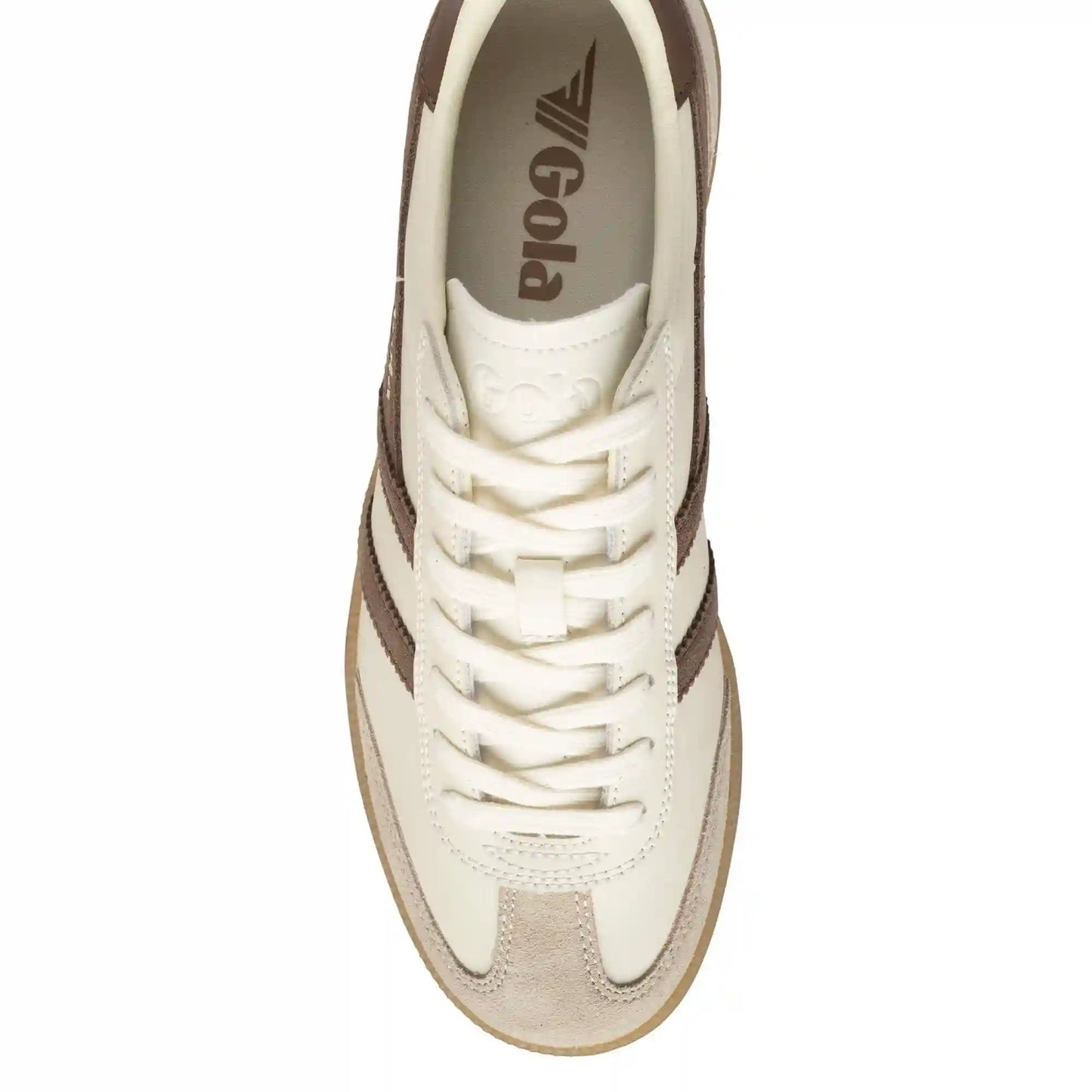 Gola Classics Men's Viper Leather Sneakers - Off White/Bone/Otter/Gum