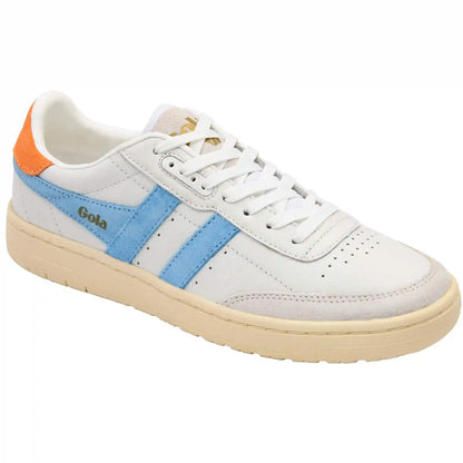 Gola Classics Women's Falcon Sneakers - White/Lake/Apricot