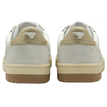 Gola Classics Women's Hawk Sneakers - White/White/Gold