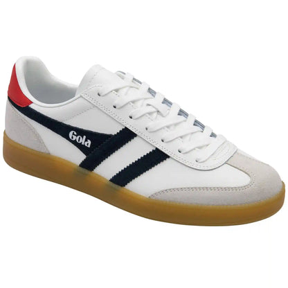 Gola Classics Men's Viper Leather Sneakers - White/Navy/Red/Gum