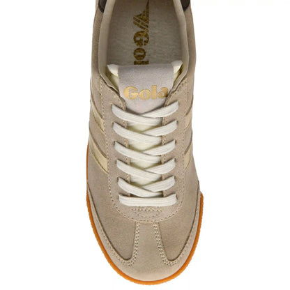 Gola Classics Women's Elan Glitz Sneakers - Bone/Gold/Dark Brown