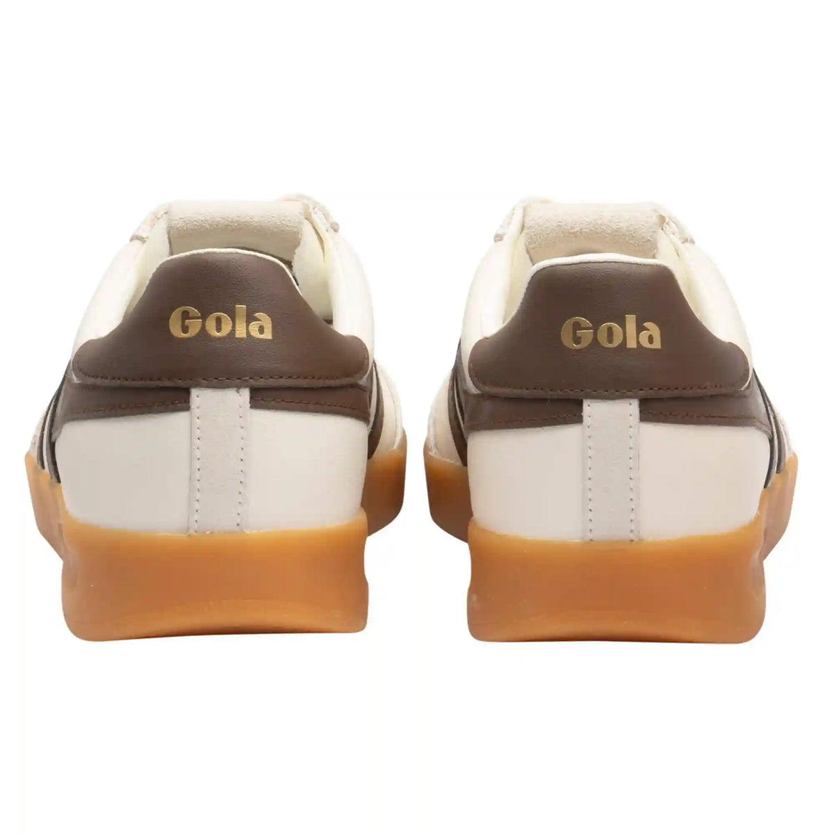 Gola Classics Men's Cyclone Leather Sneakers - Off White/Root/Gum