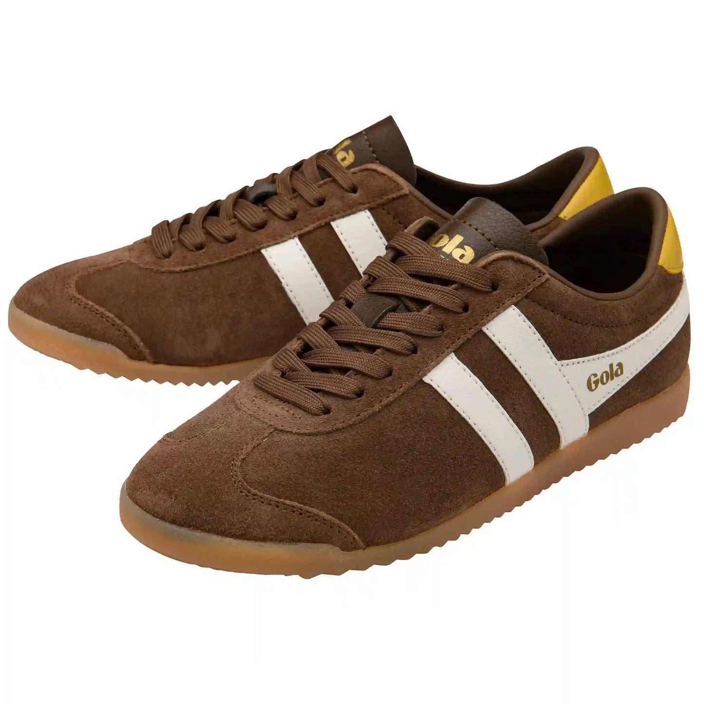 Gola Classics Women's Bullet Suede Sneakers - Otter/Off White/Pale Gum