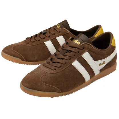 Gola Classics Women's Bullet Suede Sneakers - Otter/Off White/Pale Gum