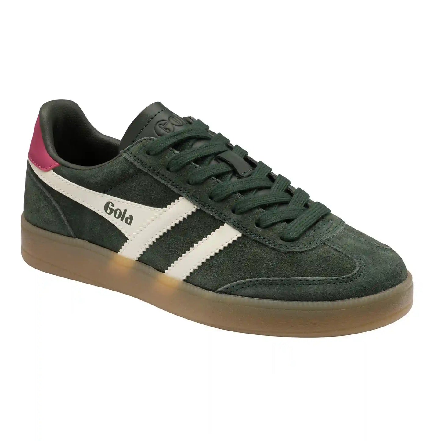 Gola Classics Women's Viper Sneakers - Dark Khaki/Off White/Fuchsia/Gum