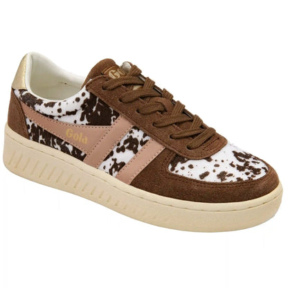 Gola Classics Women's Grandslam Savanna Sneakers - Dalmatian/Otter/Cameo