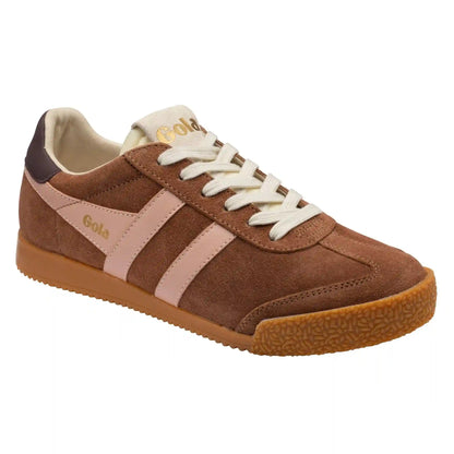 Gola Classics Women's Elan Sneakers - Umber/Pearl Pink/Cocoa