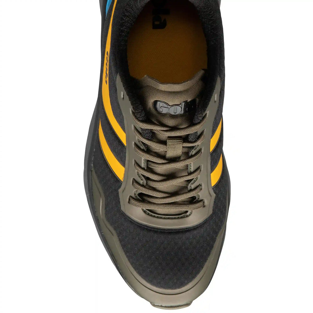 Gola Performance Men's Typhoon Sneakers - Black/Khaki/Sun/Process Blue