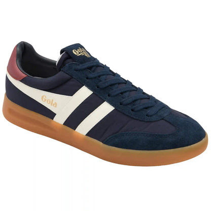 Gola Classics Men's Cyclone Nylon Sneakers - Navy/Off White/Red Ochre/Gum