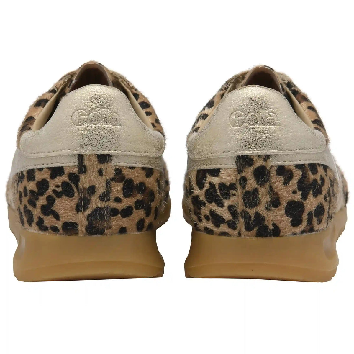 Gola Classics Women's Torpedo Safari Sneakers - Leopard/Gold