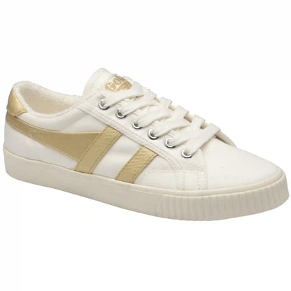 Gola Classics Women's Tennis Mark Cox Sneakers - Off White/Gold Pearl