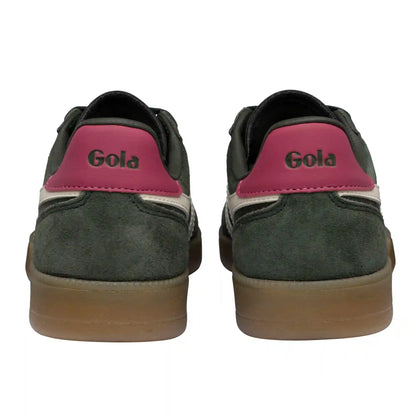 Gola Classics Women's Viper Sneakers - Dark Khaki/Off White/Fuchsia/Gum