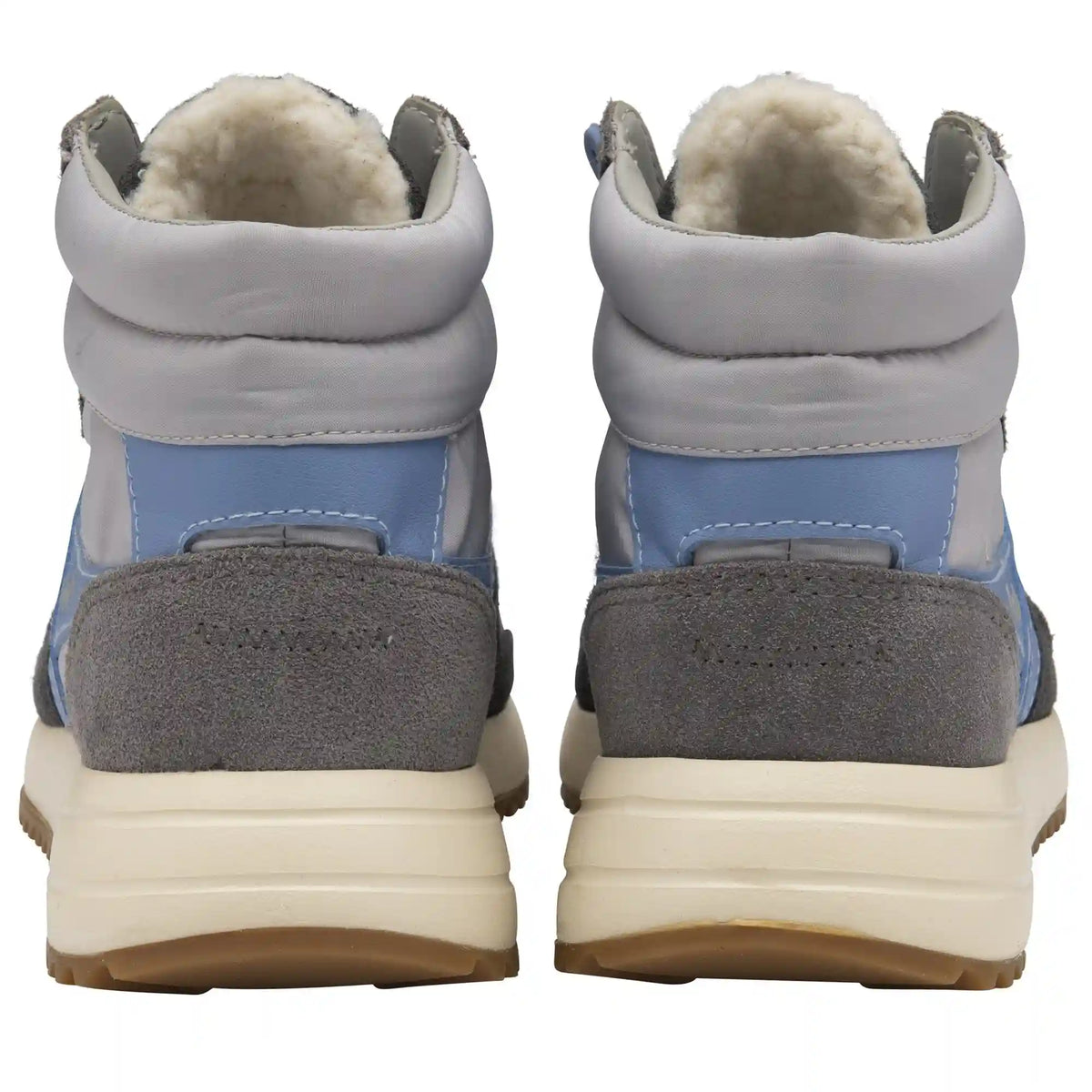 Gola Classics Women's Chicago High Sneakers - Light Grey/Vista Blue/Vista Blue