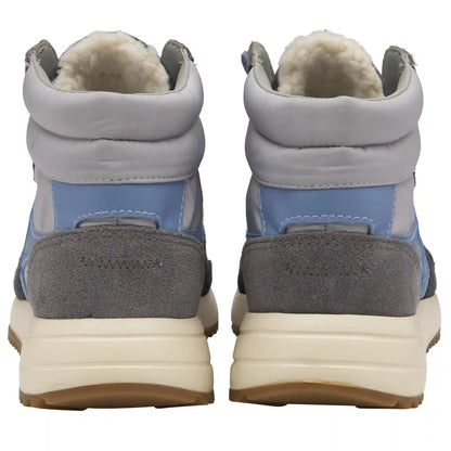 Gola Classics Women's Chicago High Sneakers - Light Grey/Vista Blue/Vista Blue