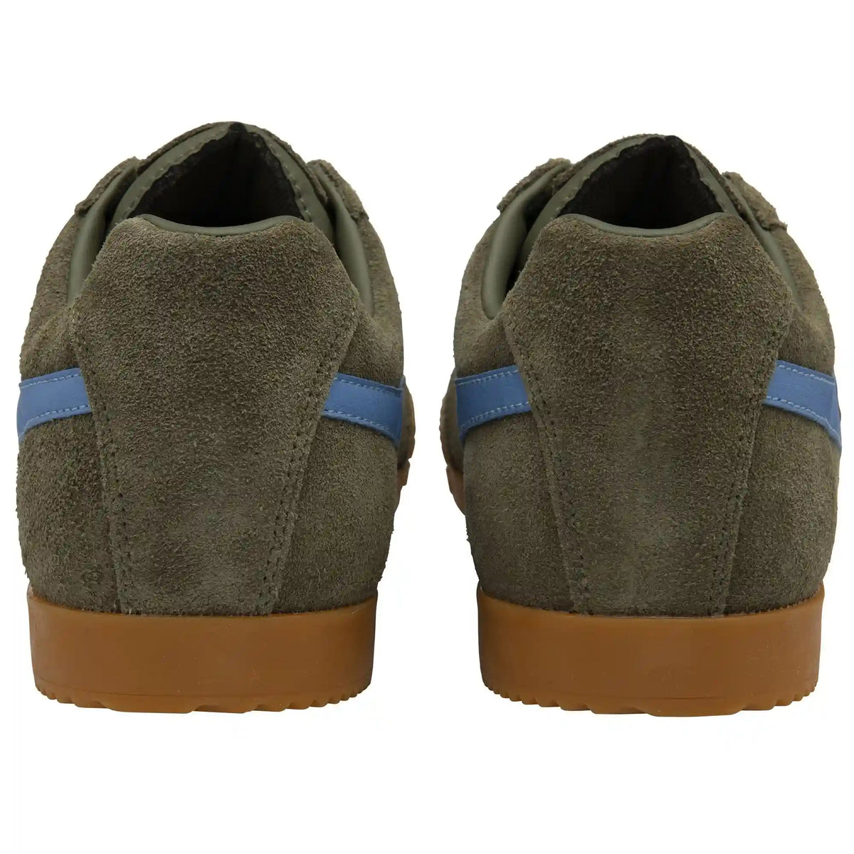 Gola Classics Men's Harrier Suede Sneakers - Khaki/Vista Blue