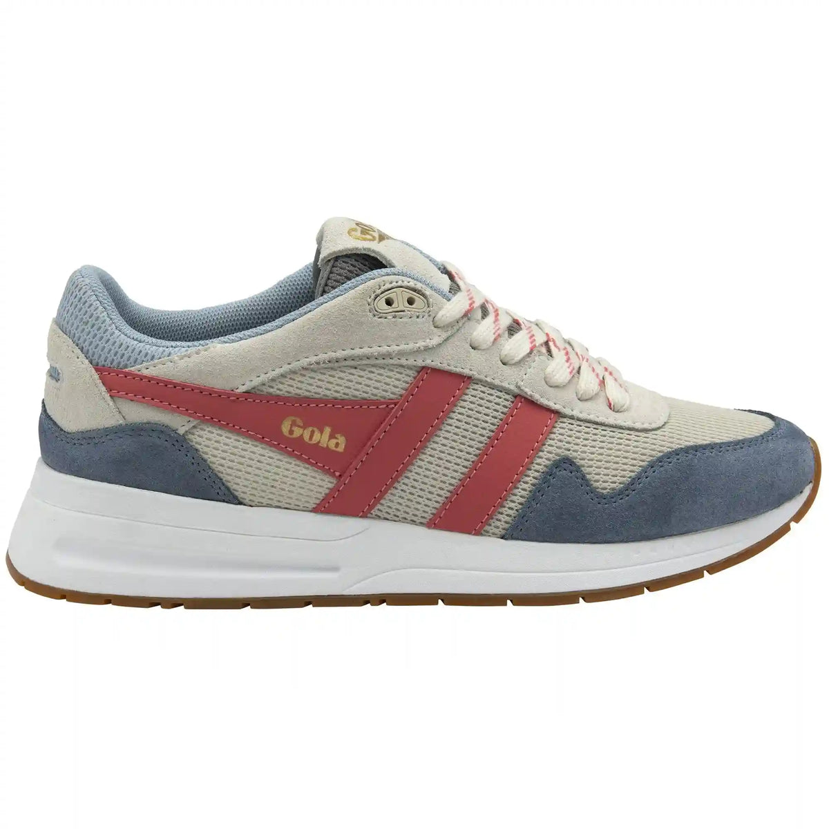 Gola Classics Women's Delta Sneakers - Off White/Moonlight/Coral