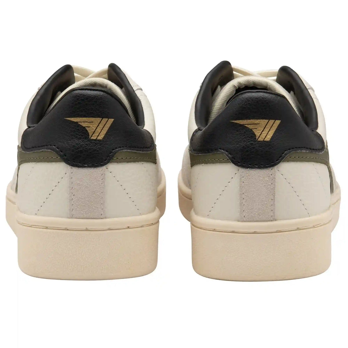 Gola Classics Men's Contact Leather Sneakers - Off White/Khaki/Black