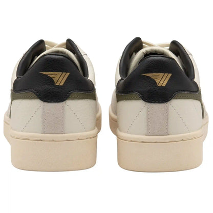 Gola Classics Men's Contact Leather Sneakers - Off White/Khaki/Black