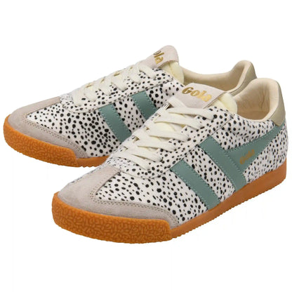 Gola Classics Women's Elan Savanna Sneakers - Cheetah/Feather Grey/Green Mist