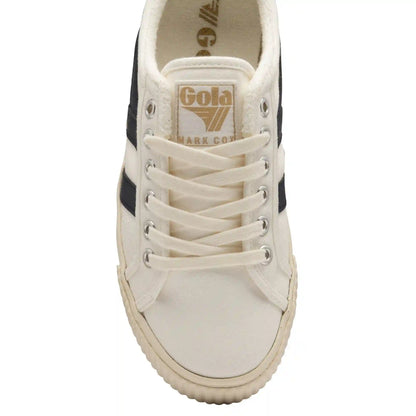 Vegan Gola Classics Women's Tennis Mark Cox Sneakers - Off White/Navy/Limelight