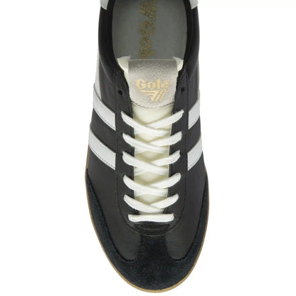 Gola Classics Men's Cyclone Leather Sneakers - Black/White/Gum