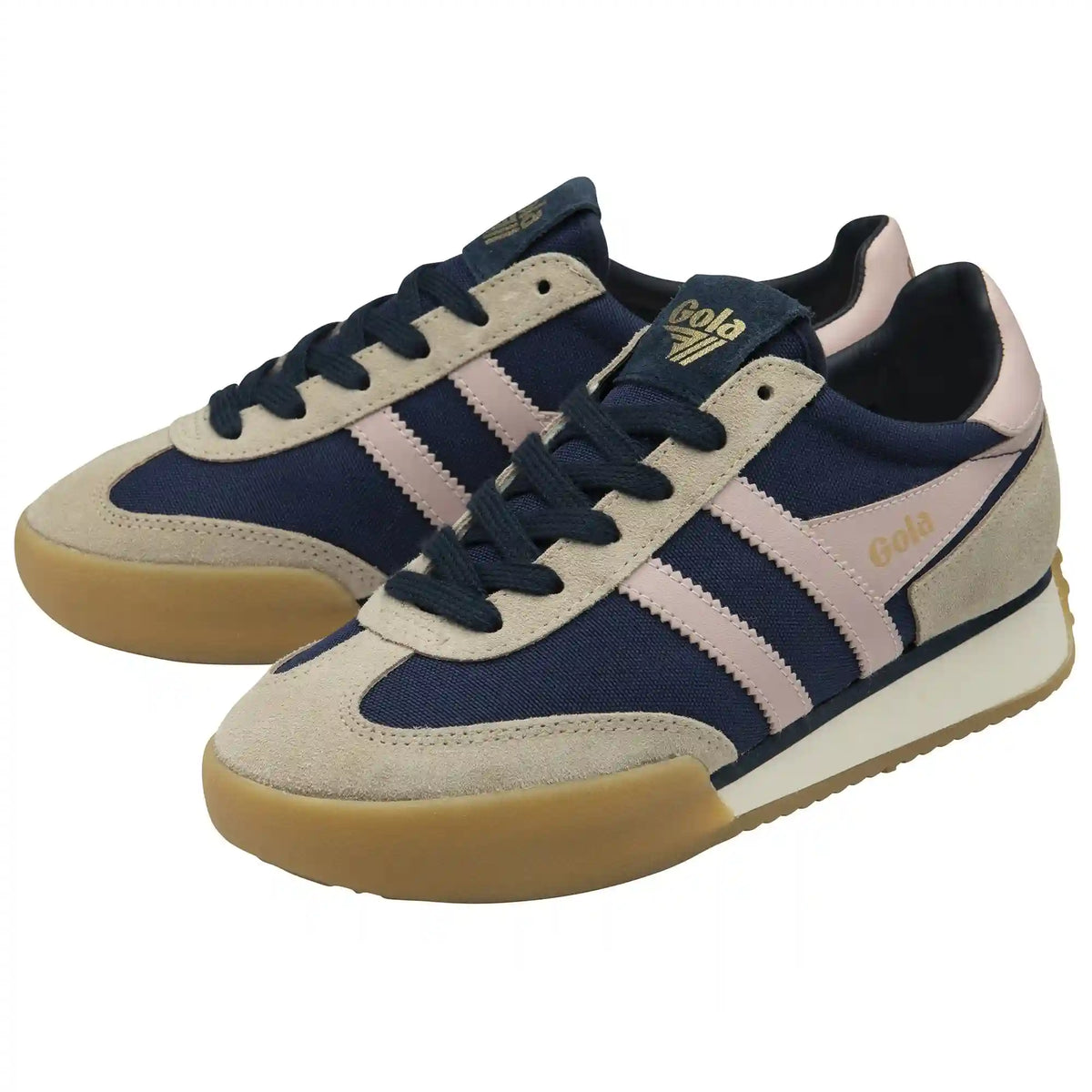 Gola Classics Women's Pacer Sneakers - Navy/Bone/Chalk Pink