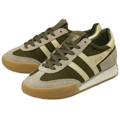 Gola Classics Women's Pacer Sneakers - Khaki/Bone/Buttermilk