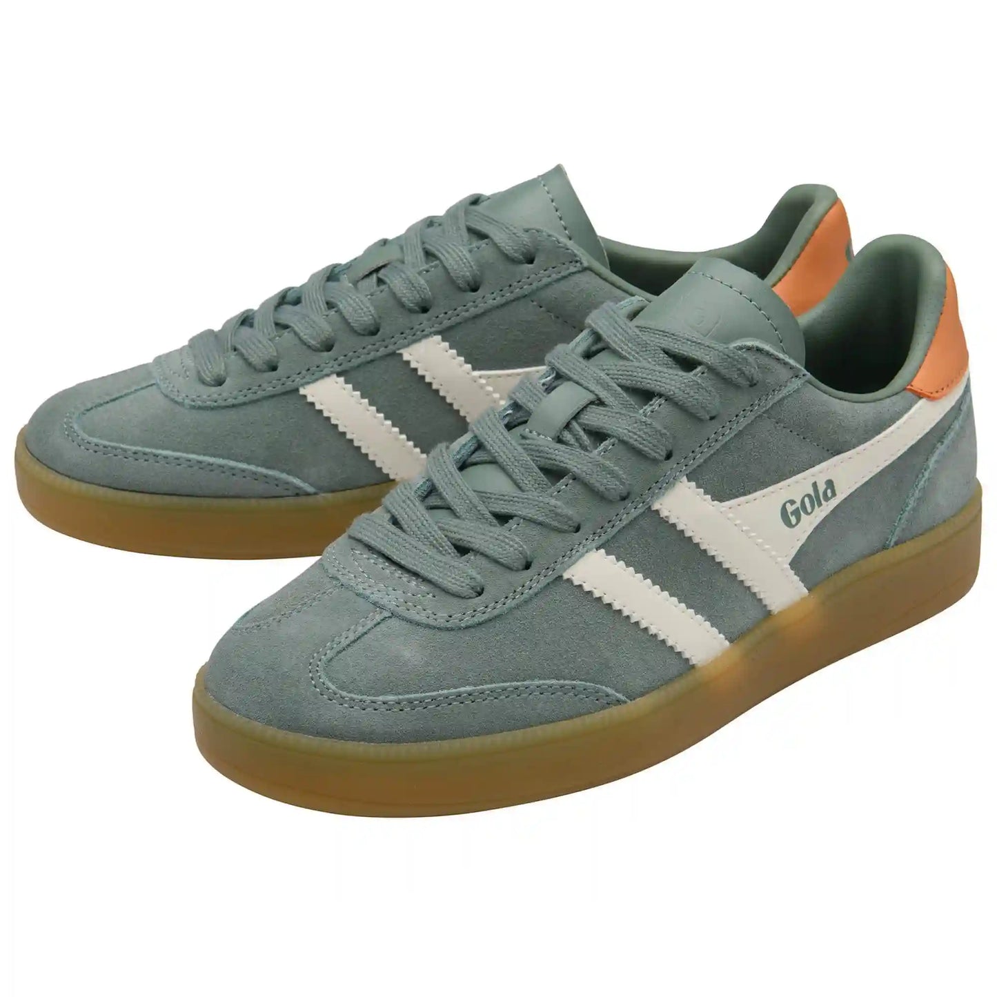 Gola Classics Women's Viper Sneakers - Green Mist/Off White/Salmon/Gum