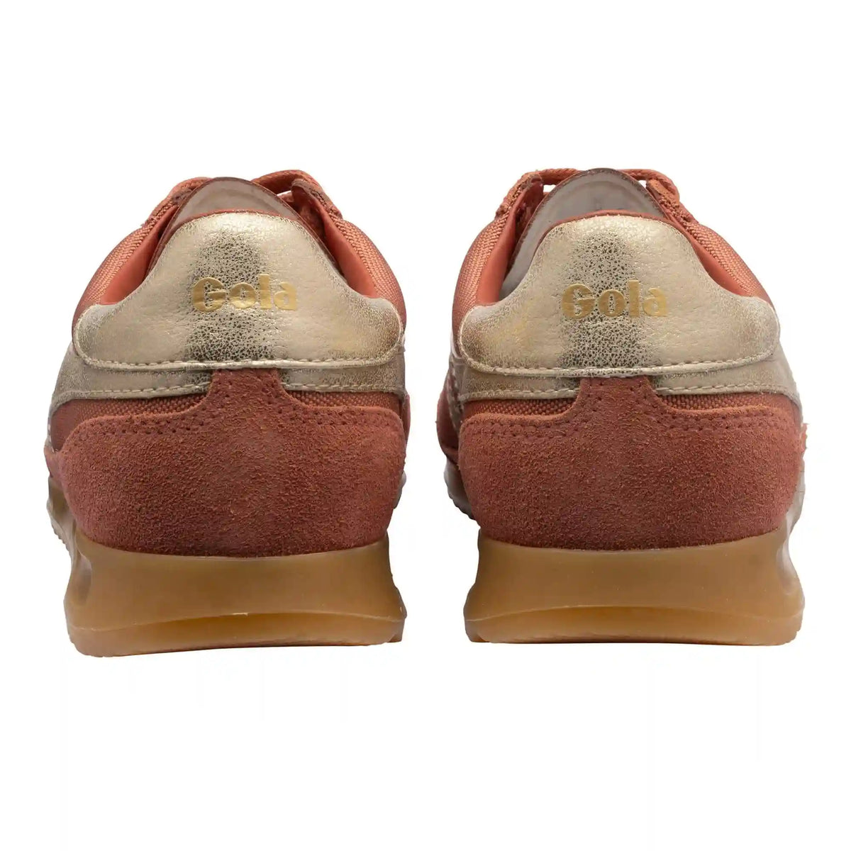 Gola Classics Women's Tornado Sneakers - Orange Spice/Gold