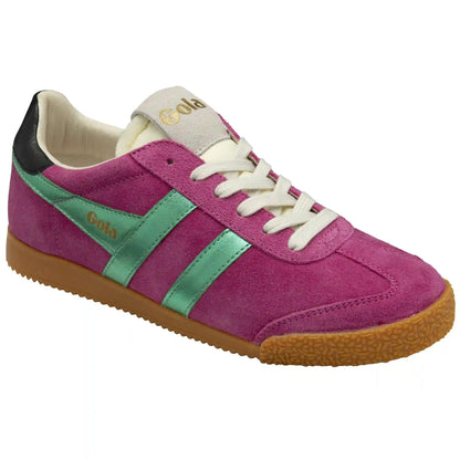 Gola Classics Women's Elan Glitz Sneakers - Fuchsia/Emerald/Black